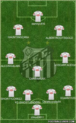 Santos FC Formation 2011