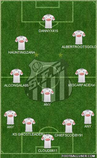 Santos FC Formation 2011