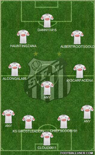 Santos FC Formation 2011