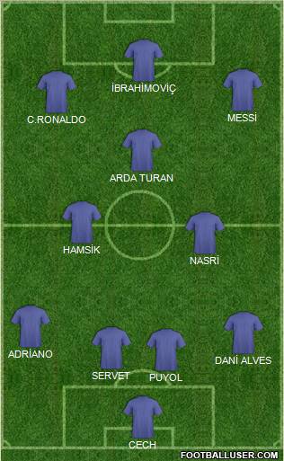 Pro Evolution Soccer Team Formation 2011