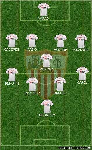 Sevilla F.C., S.A.D. Formation 2011