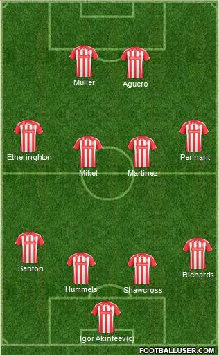 Stoke City Formation 2011