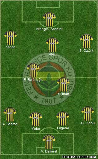 Fenerbahçe SK Formation 2011