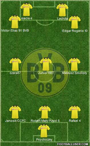 Borussia Dortmund Formation 2011