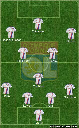 Olympique Lyonnais Formation 2011