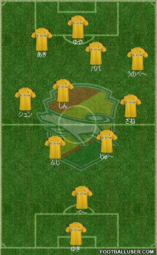 JEF United Ichihara Chiba Formation 2011