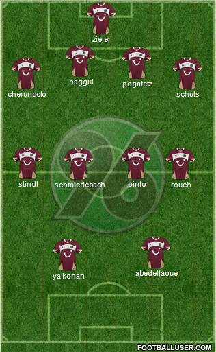 Hannover 96 Formation 2011