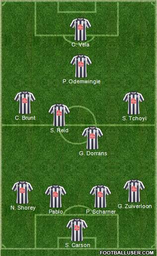 West Bromwich Albion Formation 2011