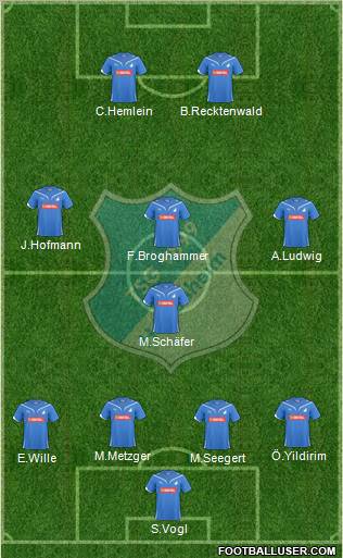 TSG 1899 Hoffenheim Formation 2011
