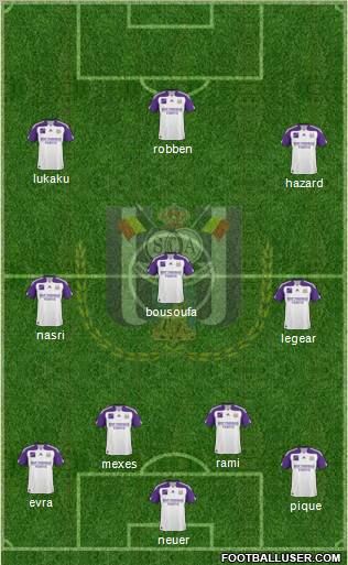 RSC Anderlecht Formation 2011