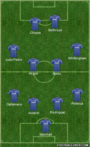 Cardiff City Formation 2011