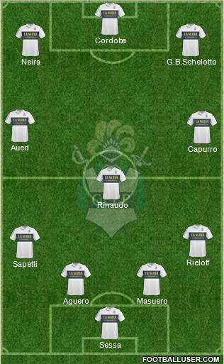 Gimnasia y Esgrima de La Plata Formation 2011