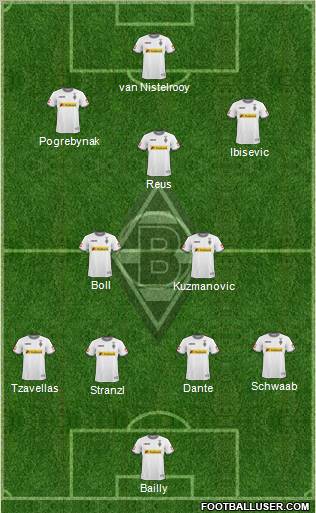 Borussia Mönchengladbach football formation