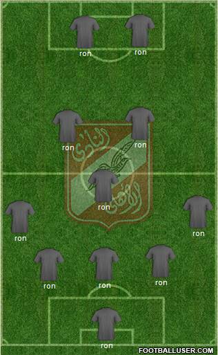 Al-Ahly Sporting Club Formation 2011