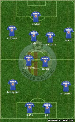 Getafe C.F., S.A.D. Formation 2011