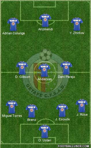 Getafe C.F., S.A.D. Formation 2011