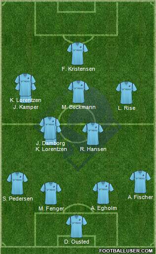 Randers Football Club Formation 2011