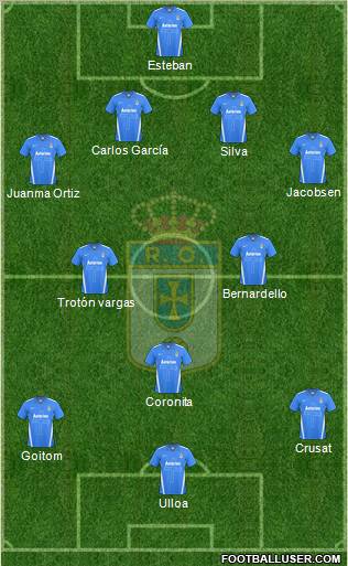 Real Oviedo S.A.D. Formation 2011