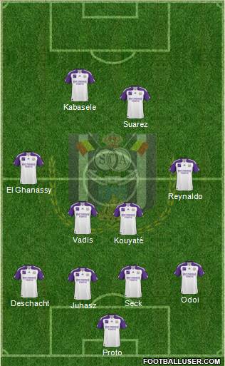 RSC Anderlecht Formation 2011