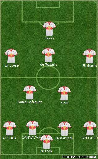 New York Red Bulls Formation 2011