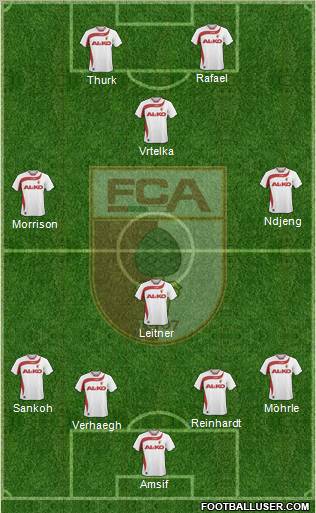 FC Augsburg Formation 2011