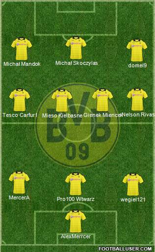 Borussia Dortmund Formation 2011
