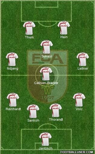 FC Augsburg Formation 2011