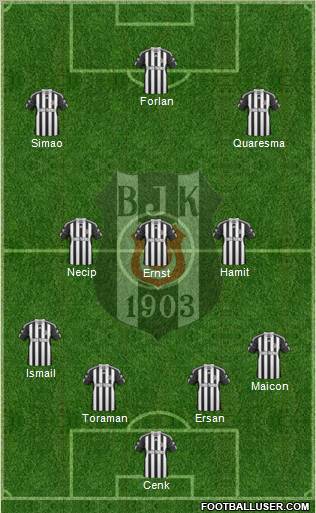 Besiktas JK Formation 2011