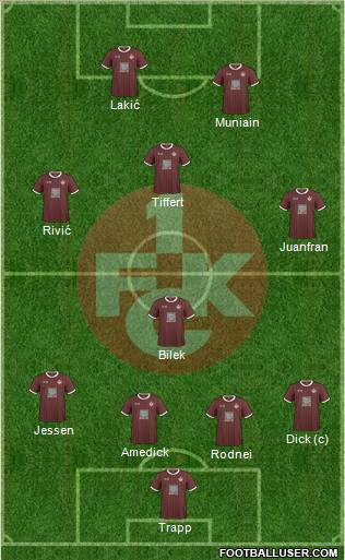 1.FC Kaiserslautern Formation 2011