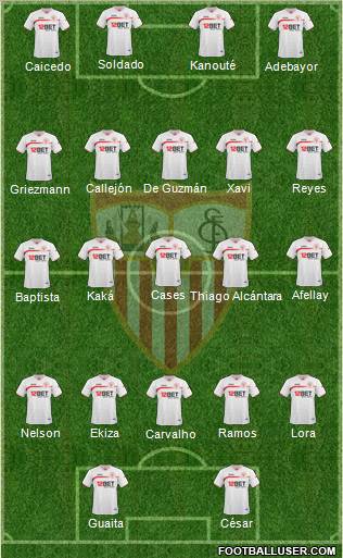 Sevilla F.C., S.A.D. Formation 2011