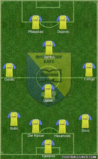 FK Modrica Maxima Formation 2011
