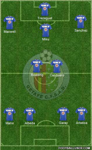 Getafe C.F., S.A.D. Formation 2011