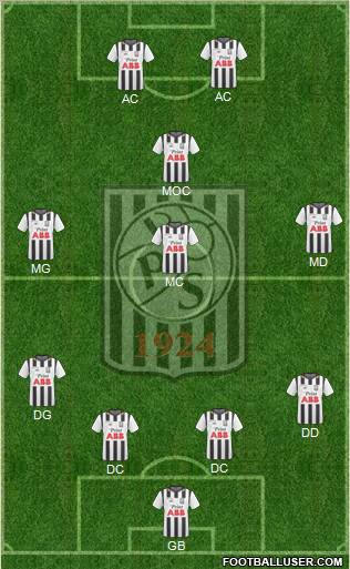 Vaasan Palloseura Formation 2011