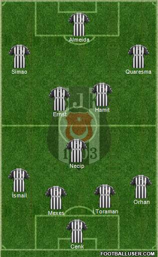 Besiktas JK Formation 2011
