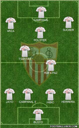 Sevilla F.C., S.A.D. Formation 2011