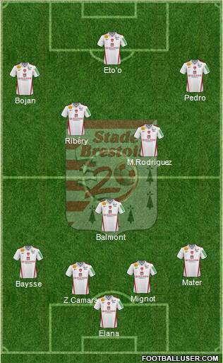 Stade Brestois 29 Formation 2011