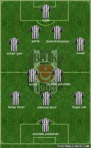 Besiktas JK Formation 2011