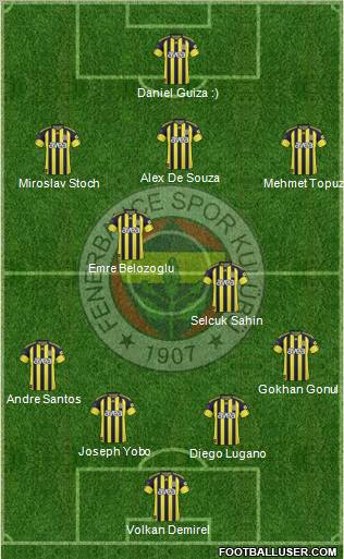 Fenerbahçe SK Formation 2011