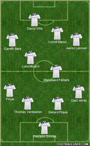 Tottenham Hotspur Formation 2011