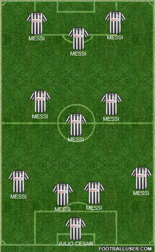 Pro Evolution Soccer Team Formation 2011