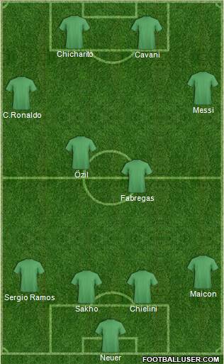 Raja Club Athletic Formation 2011