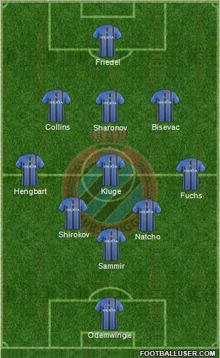 Club Brugge KV Formation 2011