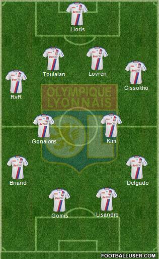 Olympique Lyonnais Formation 2011
