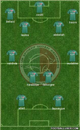 Club Sportif Sedan Ardennes Formation 2011