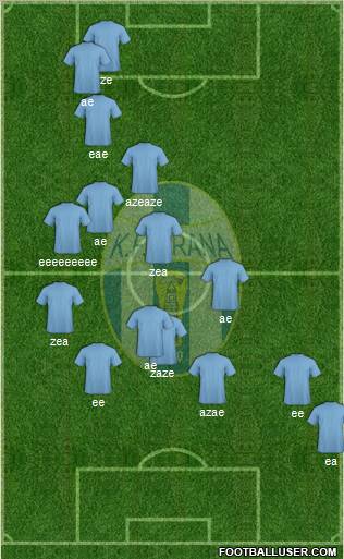 KF Tirana Formation 2011
