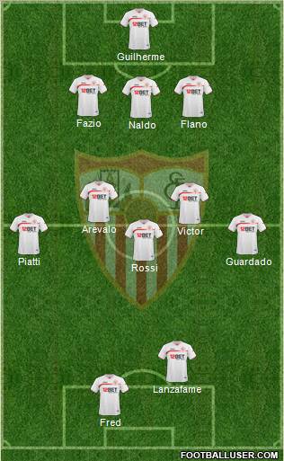 Sevilla F.C., S.A.D. Formation 2011