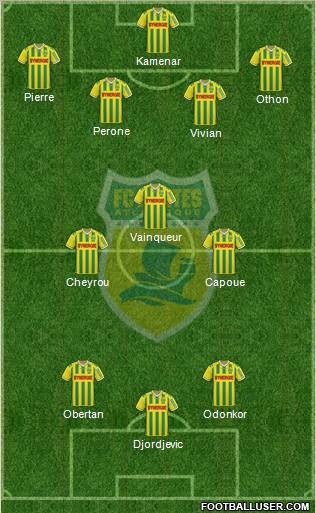 FC Nantes football formation