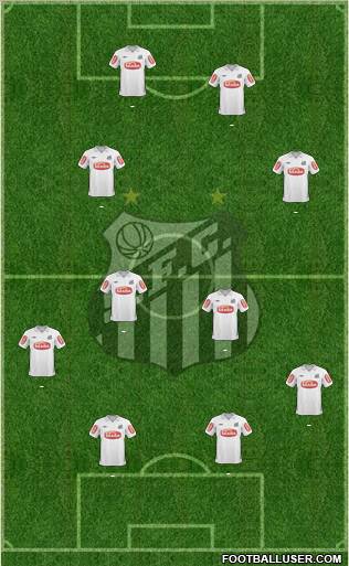 Santos FC Formation 2011