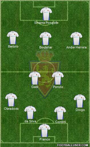 R. Zaragoza S.A.D. Formation 2011