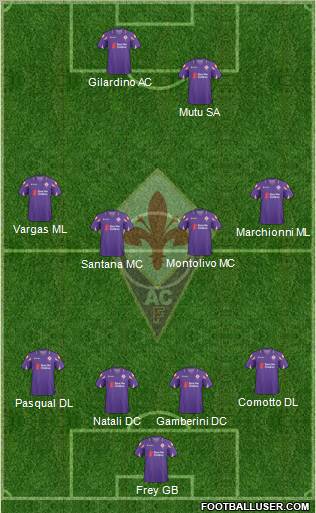 Fiorentina Formation 2011